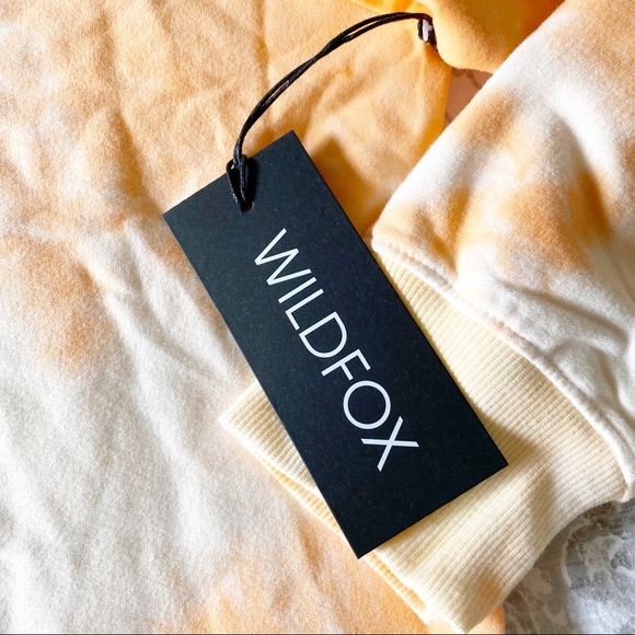 WILDFOX La Tigre Roadtrip Sweatshirt Tie Dye NWT - Picture 5 of 9